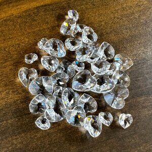 RETIRED Swarovski 1996-1998 Society Member Renewal Gift - Mini Clear Hearts